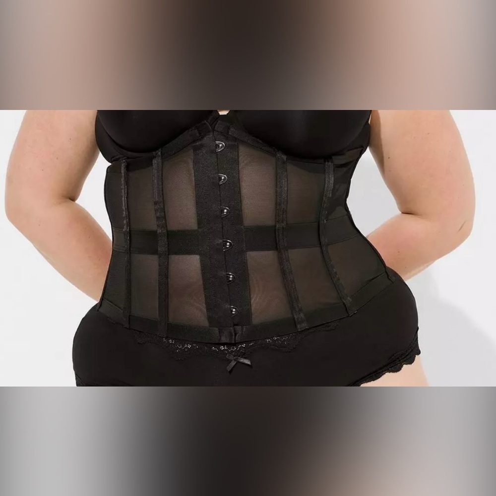 TORRID SEXY MESH UNDERBUST CORSET LINGERIE